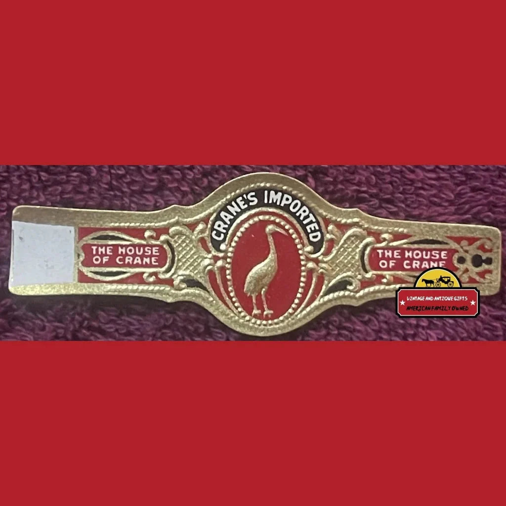 Rare Antique Vintage Embossed Cigar Band from Early 1900s Indianapolis