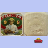 Rare Antique Vintage Embossed Cigar Label Brings 1900s Charm