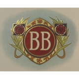 Rare Gold Embossed Cigar Label from Detroit's Brown Brothers