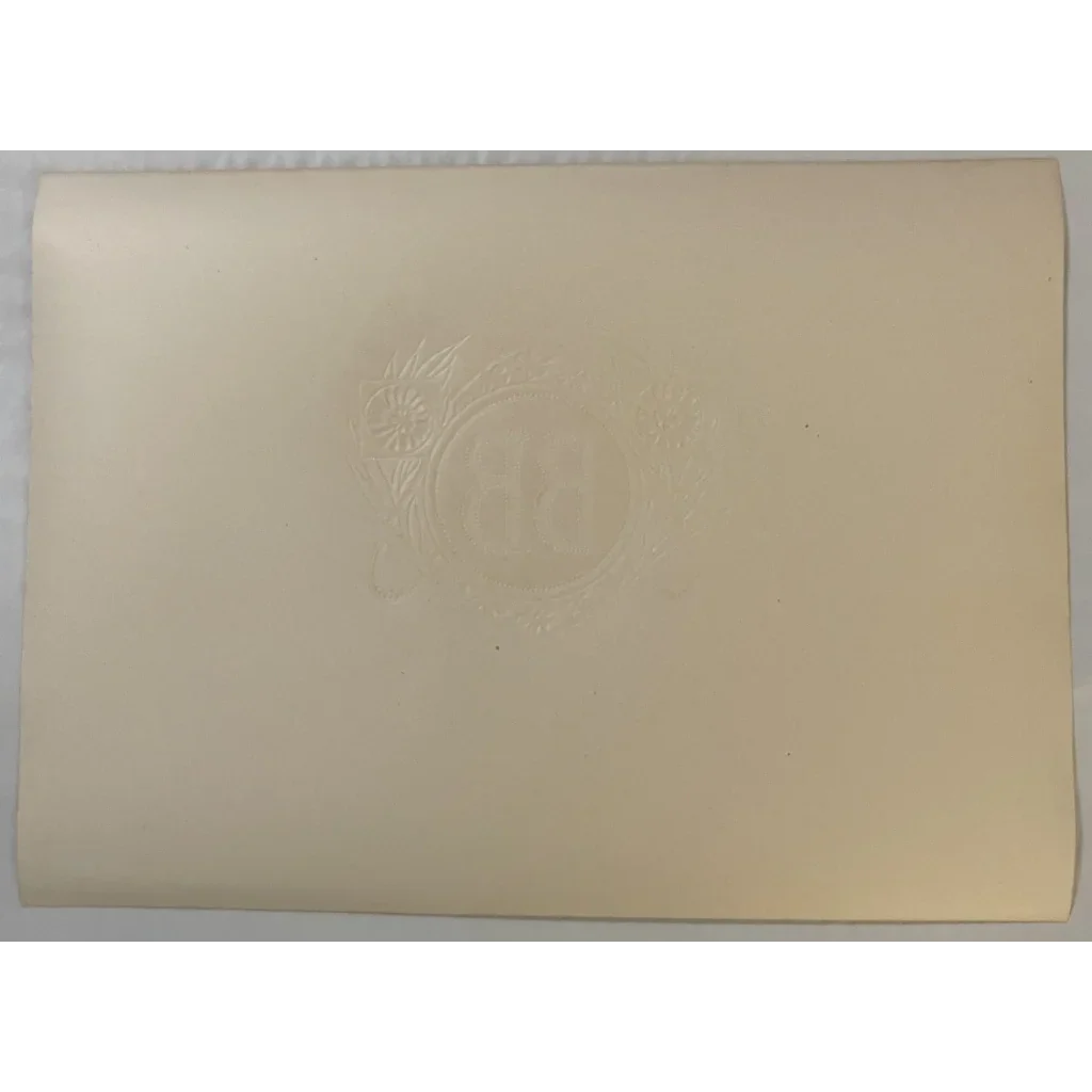 Rare Gold Embossed Cigar Label from Detroit's Brown Brothers