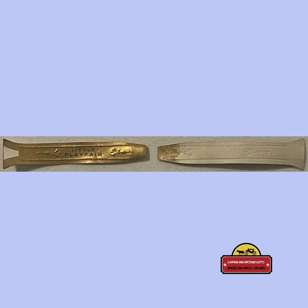 Rare Antique Vintage Embossed Little Playfair Cigar Band from 1910s