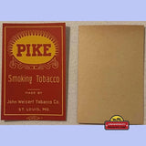 Rare Antique Pike Smoking Tobacco Label from 1910s1930s Era