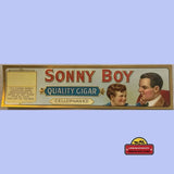 Rare Sonny Boy Embossed Cigar Label Antique Vintage Collectible