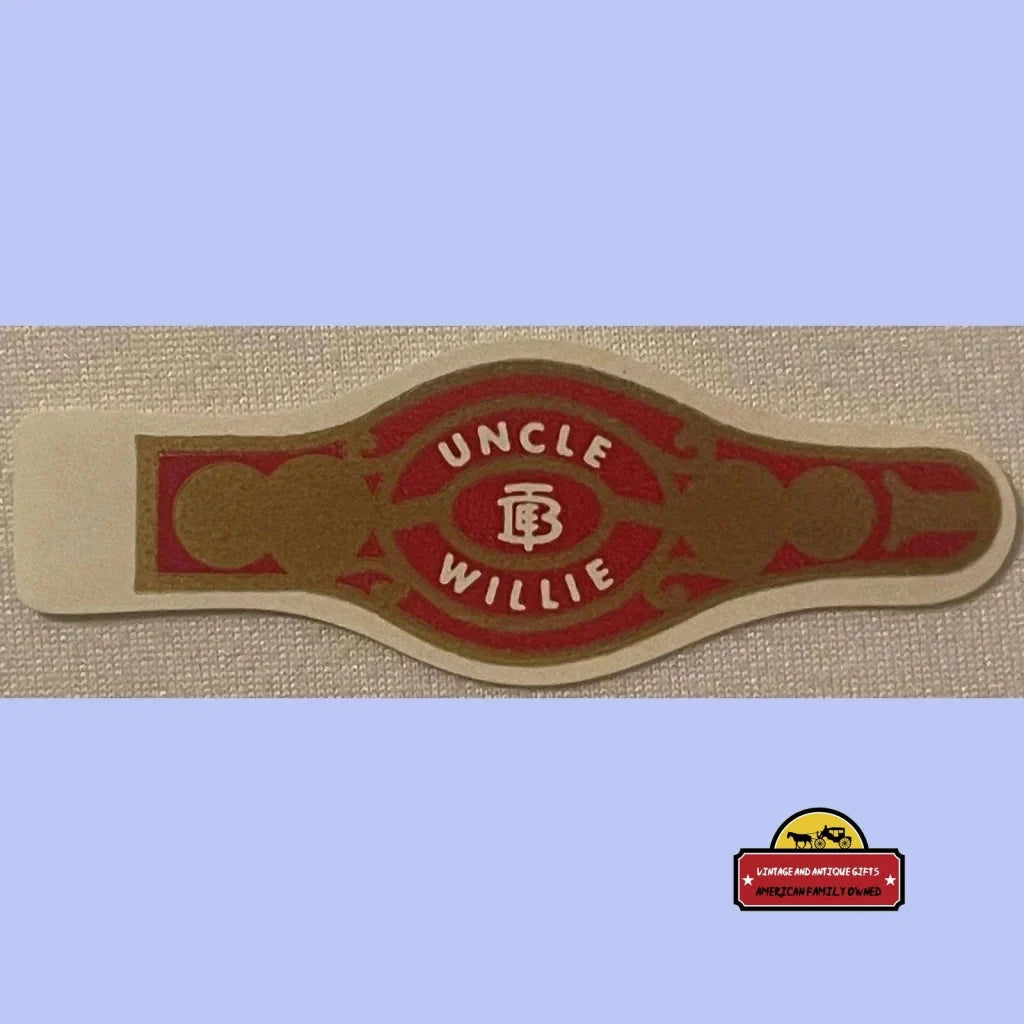 Rare Antique Uncle Willie Cigar Band From Early 20th Century