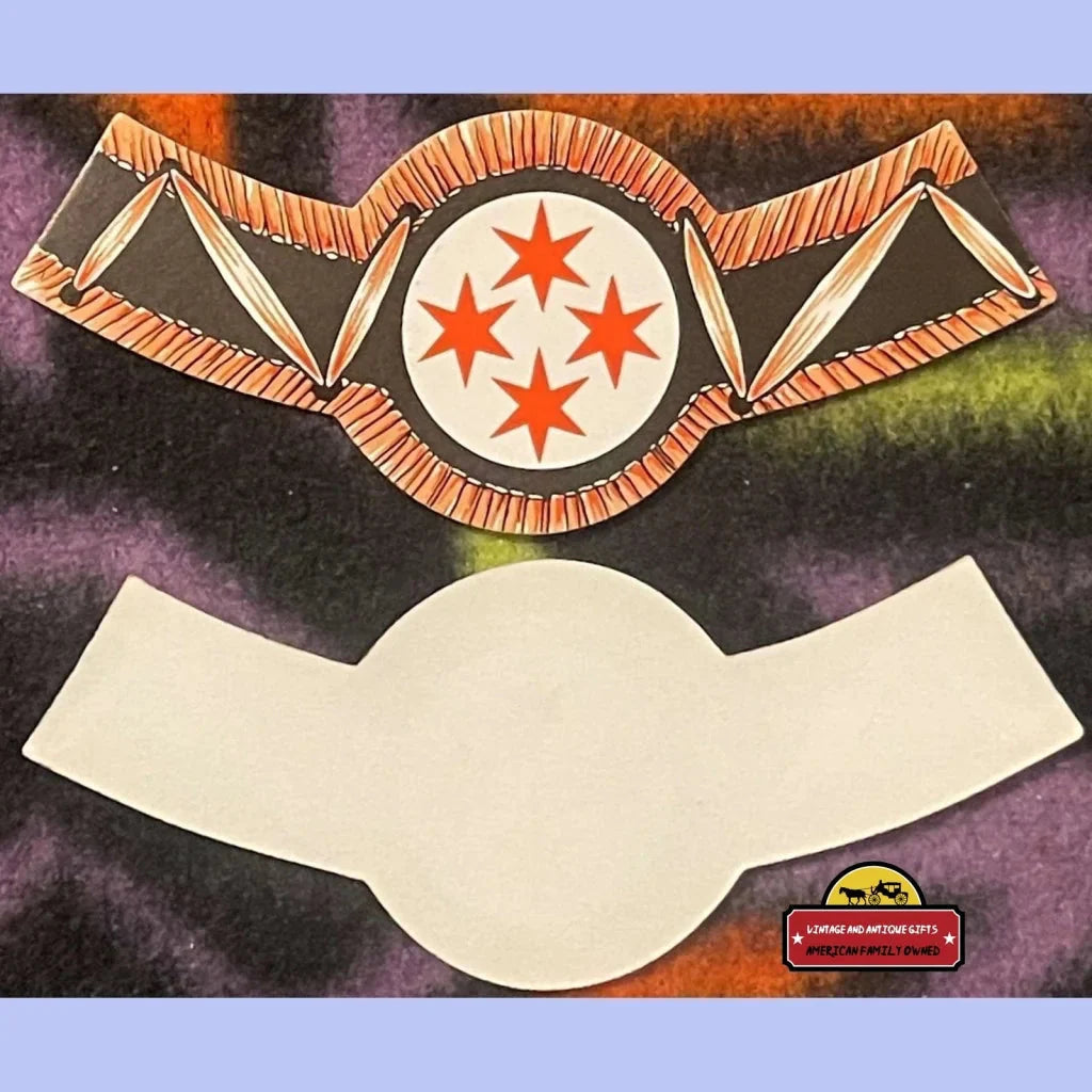 Rare Antique French Wine Neck Label Captures 1920s Elegance