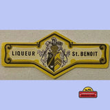 St Benoit Liqueur Neck Label from 1920s France