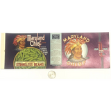 Rare Maryland Chief 1920s Can Label Brings Roaring Twenties Alive