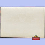 Rare Unprinted French Wine Label from 1920s Golden Age