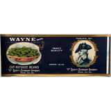 Rare 1920s Wayne Gold Embossed Can Label Unearths Lost Art