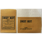 Rare Antique Sweet Mist Dark Tobacco Bag from 1930s Detroit