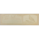 Rare Antique Bob White Crate Label From 1930s Pennsylvania Farm