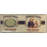 Rare Farmers Pride Label Antique Vintage Ad from Hulman &