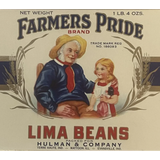 Rare Farmers Pride Label Antique Vintage Ad from Hulman &