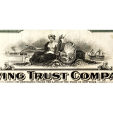 Rare Green 1930s Irving Trust Company Stock Certificate Unveiled
