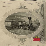 Rare Lake Erie Railroad Antique Vintage Pittsburgh Engraving