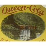 Rare Antique Vintage Queen Cola Label from 1930s Punxsutawney