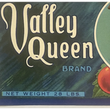 Rare 1930s Valley Queen Antique Vintage Crate Label Discovered