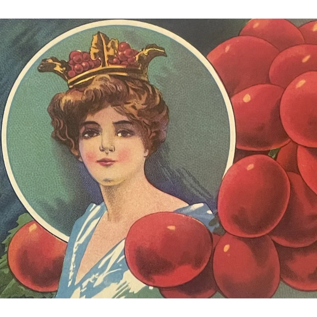 Rare 1930s Valley Queen Antique Vintage Crate Label Discovered
