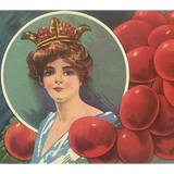 Rare 1930s Valley Queen Antique Vintage Crate Label Discovered