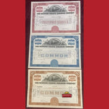 Rare Western Pacific Railroad Stock Certificate from the 1940s-50s