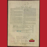 Rare Western Pacific Railroad Stock Certificate from the 1940s-50s