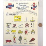 Vintage 1940s Sterling Beer Song Sheet Revives Nostalgic Fun Times
