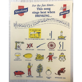Vintage 1940s Sterling Beer Song Sheet Revives Nostalgic Fun Times