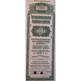 Rare 1945 Western Pacific Railroad Antique Vintage Bond Certificate