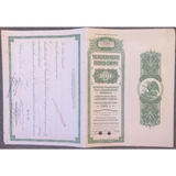 Rare 1945 Western Pacific Railroad Antique Vintage Bond Certificate