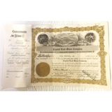 Rare Antique Crystal Lead Mines Stock Certificate from 1946 Idaho