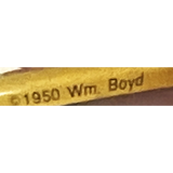 Rare 1950 Hopalong Cassidy Pin From Quality Dairy Co St Louis