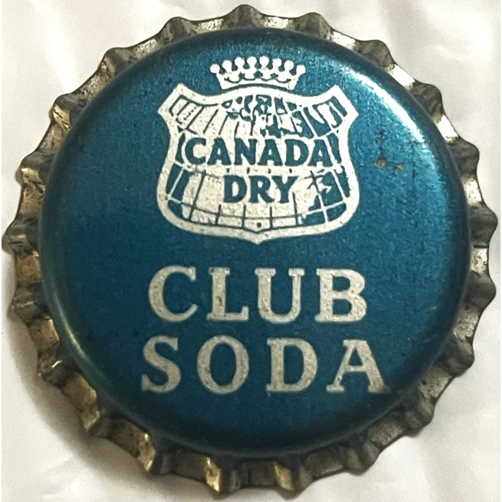 Rare Antique Vintage Canada Dry Bottle Cap from 1950s Prohibition