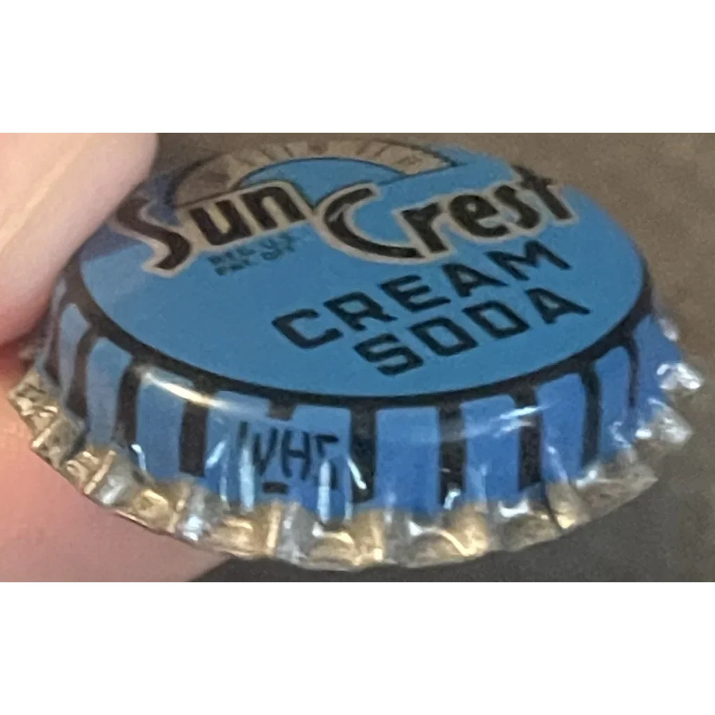 Rare Antique Vintage Sun Crest Bottle Cap From 1950s Atlanta