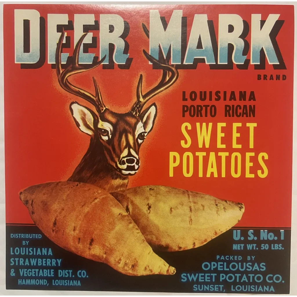 Rare 1950s Deer Mark Crate Label Brings Country Charm Home