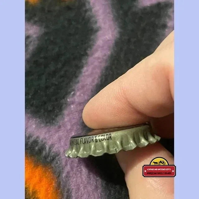 Rare Antique Vintage King Bee Grape Soda Bottle Cap from the 1950s