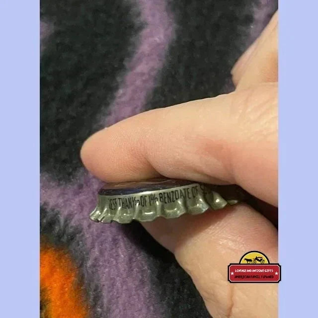 Rare Antique Vintage King Bee Grape Soda Bottle Cap from the 1950s