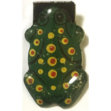 Nostalgic 1950s Spotted Frog Tin Clicker Noisemaker Toy