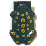 Nostalgic 1950s Spotted Frog Tin Clicker Noisemaker Toy
