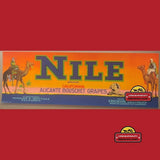Rare 1950s Nile Crate Label Brings Egyptian Flair to Your Home