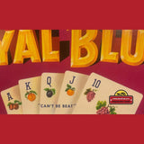 Rare 1950s Royal Blush Vintage Crate Label Poker Art from Fresno