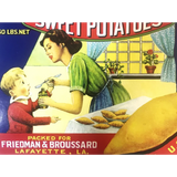 Rare Antique Vintage 1950s Louisiana Vitamin Crate Label Unearthed