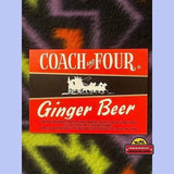Rare 1960s Vintage Coach and Four Ginger Beer Label from Philadelphia
