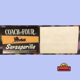 Vintage Coach and Four Sarsaparilla Soda Label from 1960s Philly