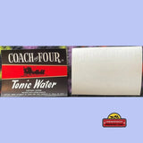 Rare 1960s Vintage Coach and Four Tonic Water Label from Philadelphia