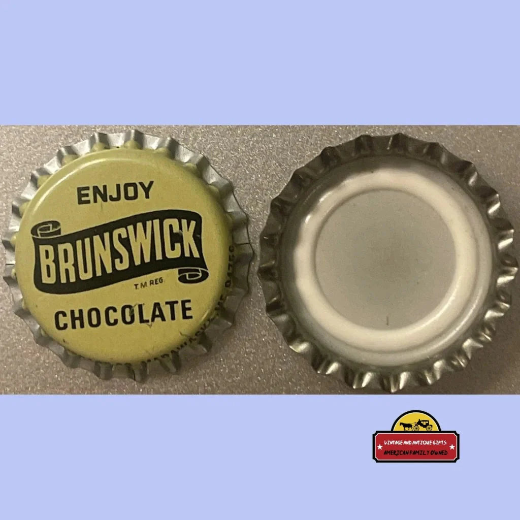 Rare Antique Vintage Brunswick Bottle Cap from 1960s Maine