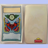 Rare Antique Vintage Butterfly Broom Label Nostalgic Collectible