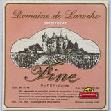 Rare 1930s Laroche Spiritueux Label Showcases Elegant Castle
