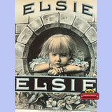Rare Antique Vintage Elsie Cigar Label from Early 1900s