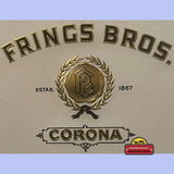 Rare Antique Frings Bros Corona Embossed Cigar Label from 1900s