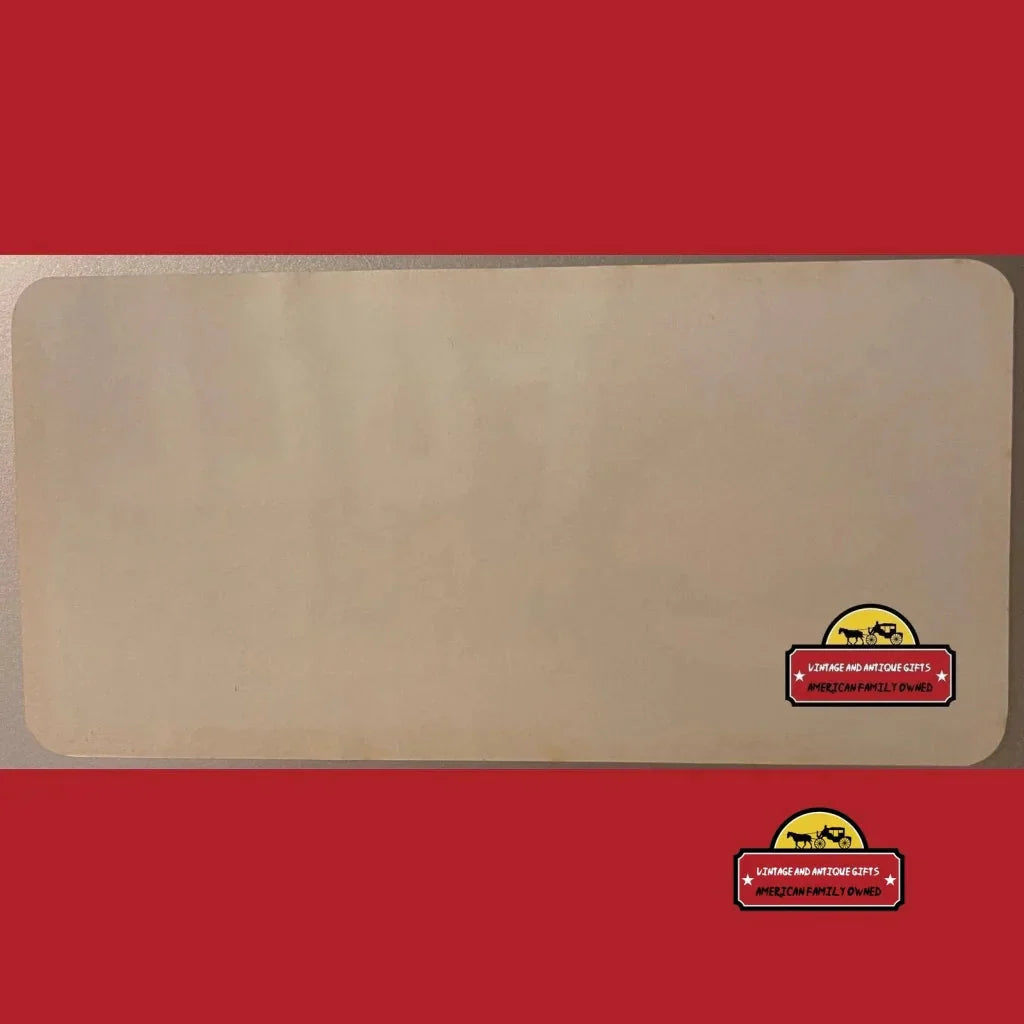 Rare 1940s Stick Leaf Man Antique Vintage Crate Label